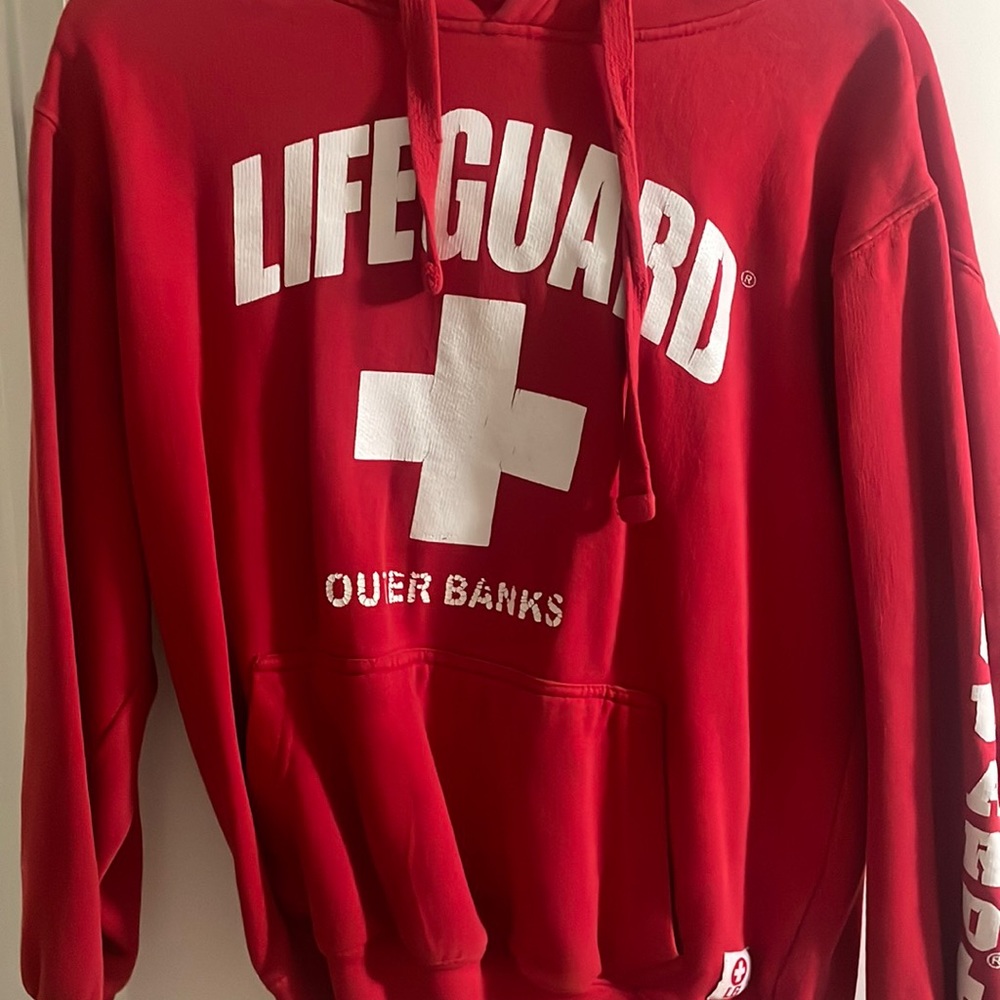 Life guard hoodie. Outer banks